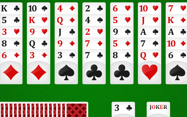 Golf Solitaire - jeu en ligne gratuit