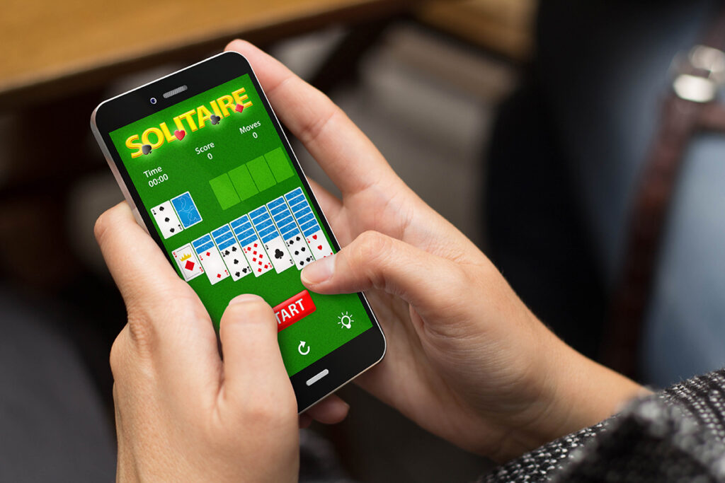 application téléphone solitaire